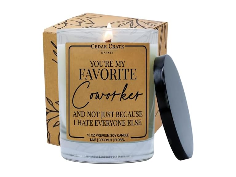 Coworker Candle - You're My Favorite Cow