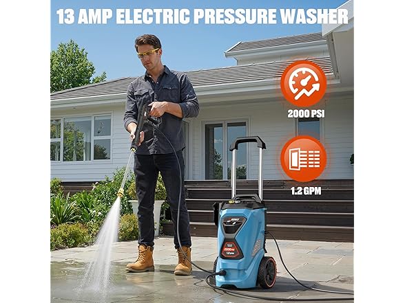2000 PSI Electric Pressure Washer