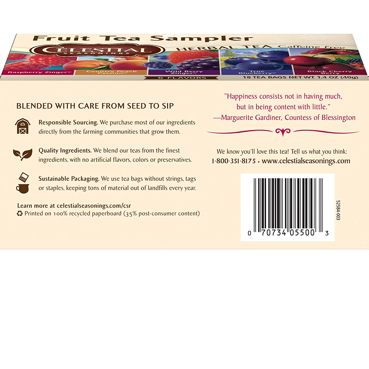 Celestial Seasonings Fruit Tea Sampler - Gallery 6