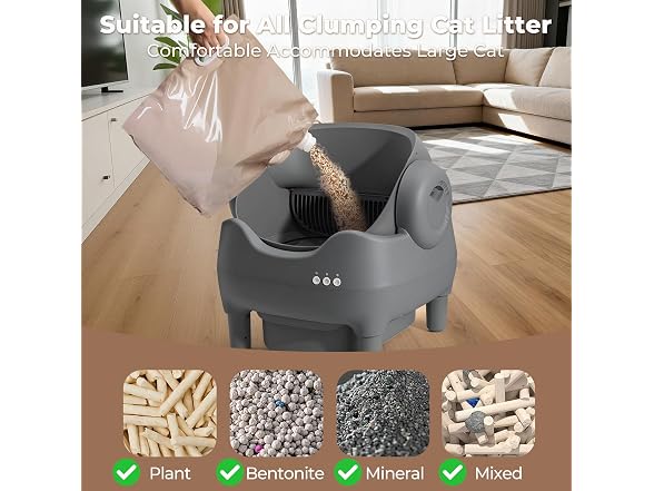 Automatic Self Cleaning Cat Litter Box