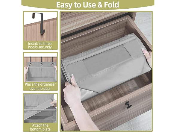 STORAGEIDEAS Over Door Organizer with 6 Pockets