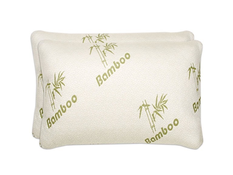 Bamboo Memory Foam Pillow with Removable Cover