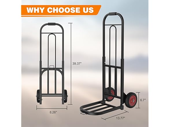 300 lb Heavy Duty Hand Truck Dolly