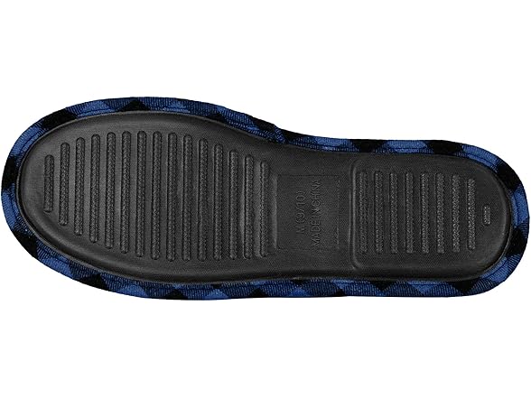 FOCO Mens NCAA Sherpa Lined Buffalo Check Slippers