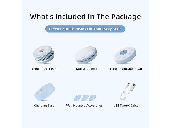Oh,XIYU. Electric Body Brush Scrubber