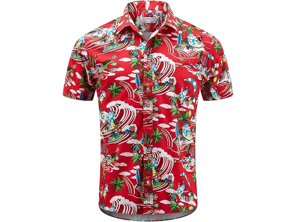Envmenst Men (L) Christmas Button Down Shirts