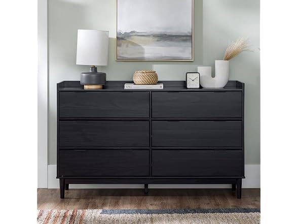 Walker Edison Solid Wood 6-Drawer Dresser