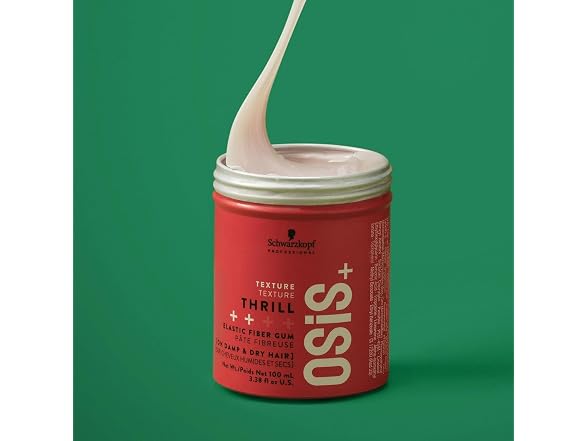 (2 Pack) Schwarzkopf Osis Thrill Elastic Fibre Gum, 3.38 oz