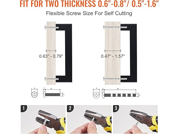 VEVOR 30 Pack Cabinet Pulls - 96mm