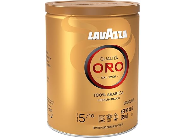Lavazza Qualita Oro Ground Coffee, Medium Roast