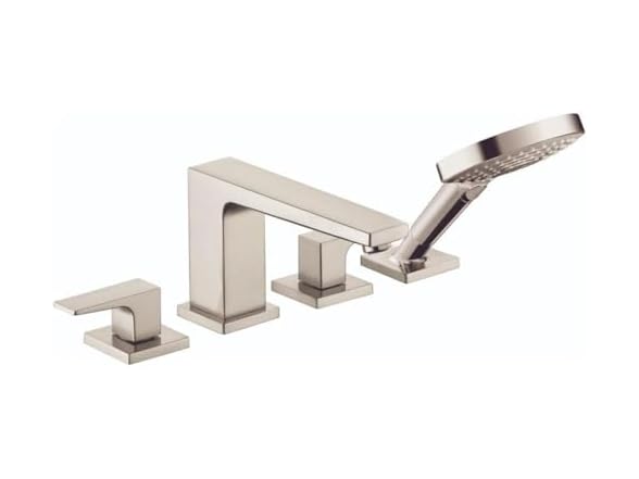 hansgrohe Metropol Modern 2-Handle 19" Roman Tub Filler