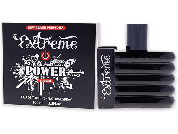 New Brand New Brand Extreme Power EDT Spray Men 3.