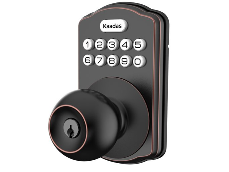Kaadas KS03 Deadbolt Lock with Keypad Knob Oil Rubbed Br