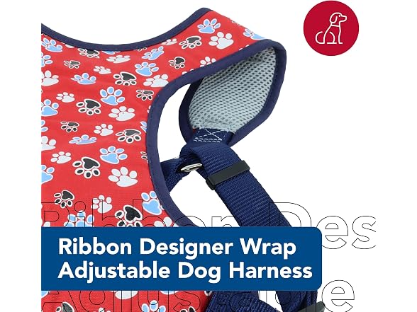 Coastal Pet Ribbon Designer Wrap Adjustable D
