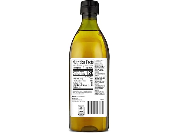 Amazon Grocery, Extra Virgin Olive Oil, 16.9 Fl Oz