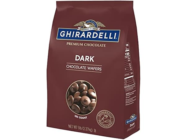 $44.99 Ghirardelli Dark Chocolate Wafers 5lb dealfomo