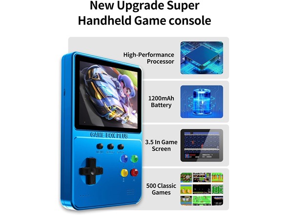 Retro Handheld Game Console 500 Games