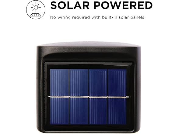 Home Zone ELI1301G 6PK Solar Deck Light