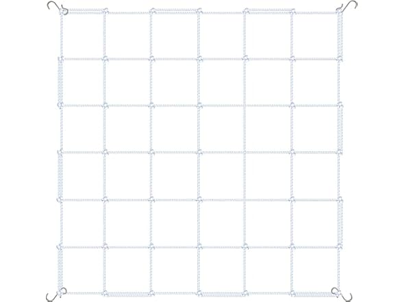 4x4' Elastic Trellis Net White