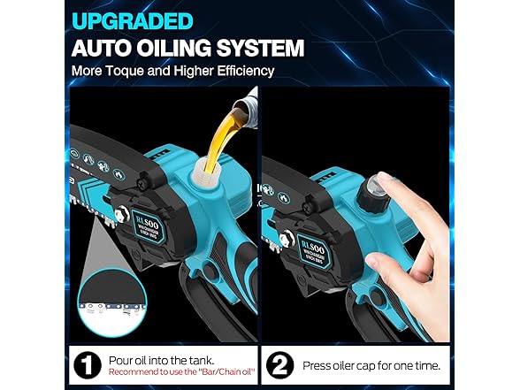RLSOO 6-Inch Mini Electric Chainsaw