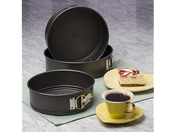Ecolution Bakeins 3 Piece Springform Pan Set
