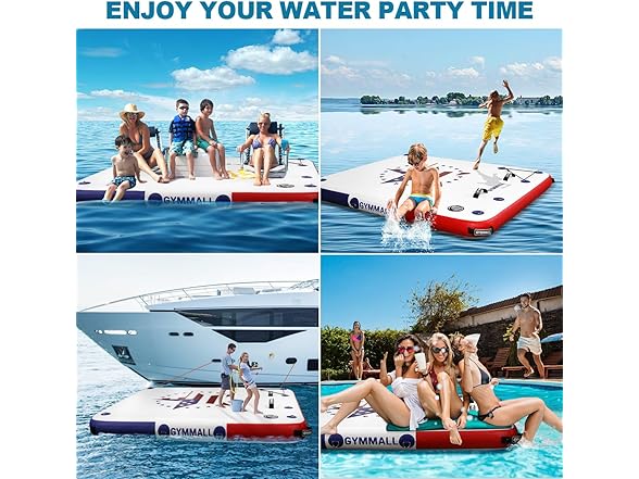 Inflatable Floating Dock Platform