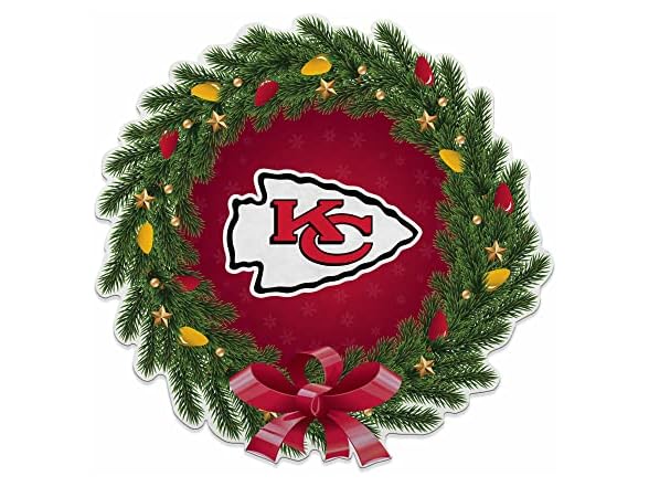 Kansas City Chiefs Wreath Pennant