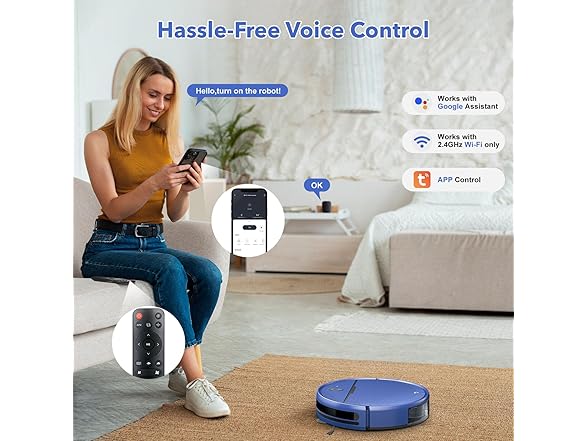 iMartine 2 in 1 Mopping Robot Vacuum Cleaner