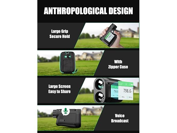 BIRDIEPULSE 1650YD Golf Rangefinder