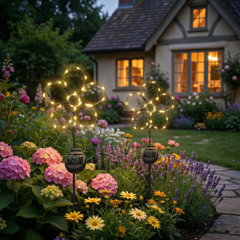 Touch Of ECO Solar Powered LED Garden Stake- Flower - Gallery 20