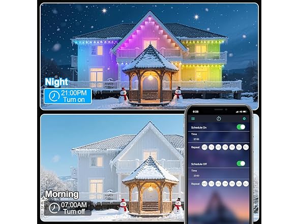 400Ft Permanent Outdoor Lights