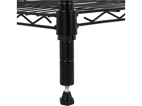 Amazon Basics 4-Shelf Adjustable Heavy Duty Steel Wi