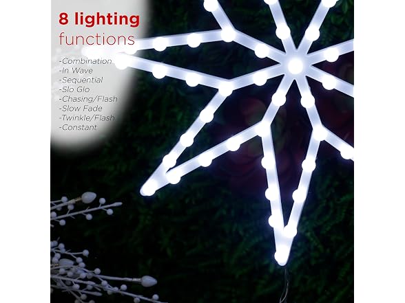 Alpine Corporation 20" 8-Point Star LED with Controller - Gallery 5