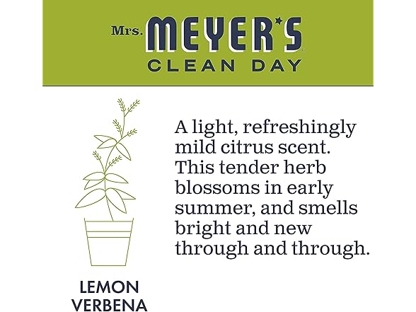 Mrs. MEYER'S Mrs Meyer's Lemon Verbena Soap, 12.5oz