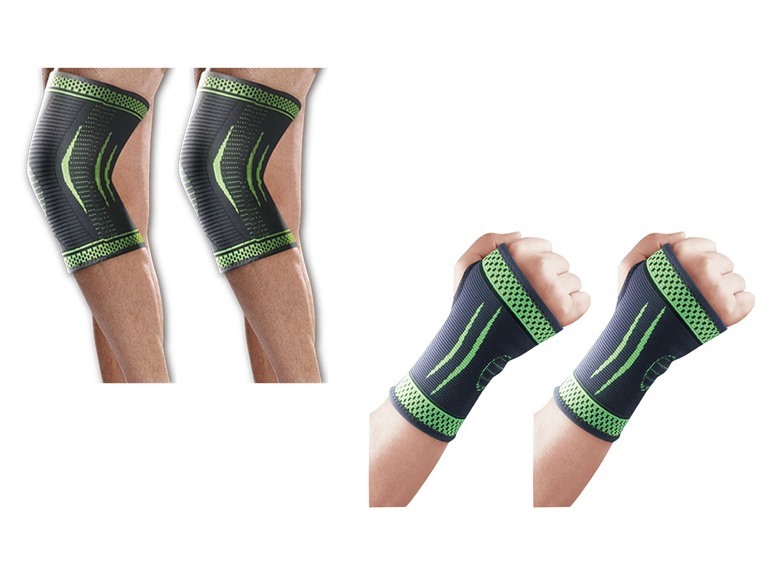 WISH WC - (4PK COMPRESSION) - KNEE x2 - PALM x2 4-Pack Com