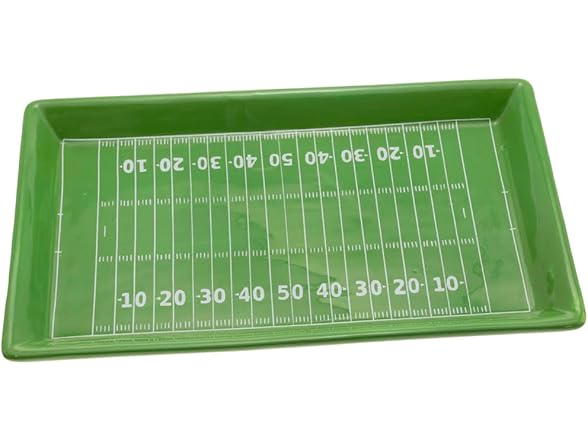 Boston International Football Party Platter with Three Bowls