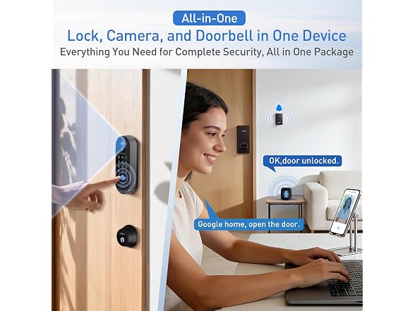 LNDU Smart Keyless Entry Door Lock - Gallery 2