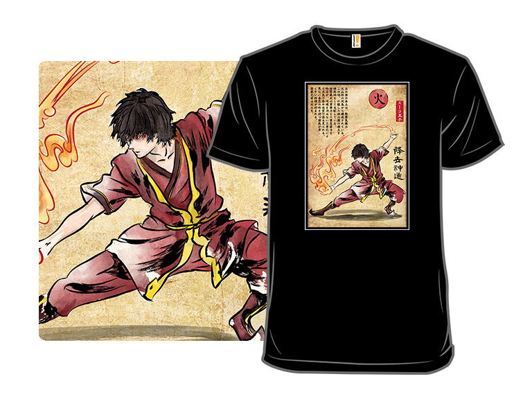 Fire Nation Master Woodblock