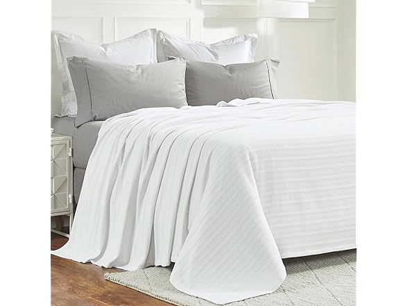 Superior Clara Cotton Blanket White