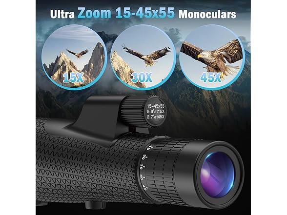 15-45x55 Zoom Monocular Telescope-High