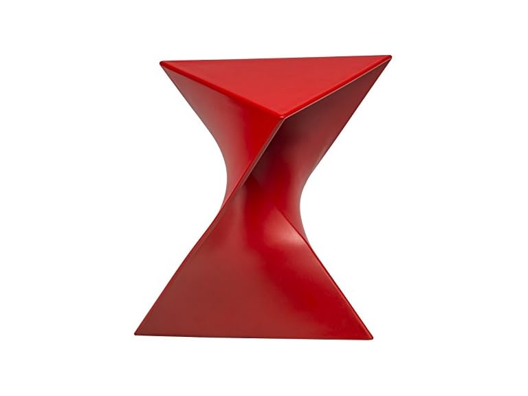 LeisureMod RS17R Randolph Side Table Red