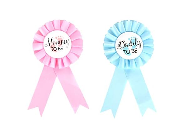 Ambishi Satin Fabric Daddy and Mommy Pin