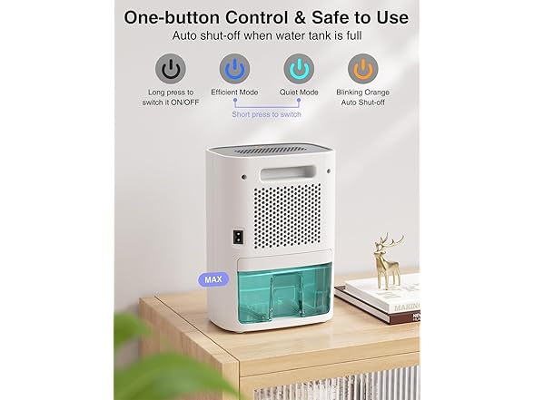 CLEVAST Small Dehumidifier for Home