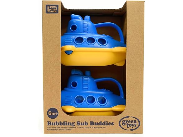 Bubbling Submarine 2-Pack - Blue Top
