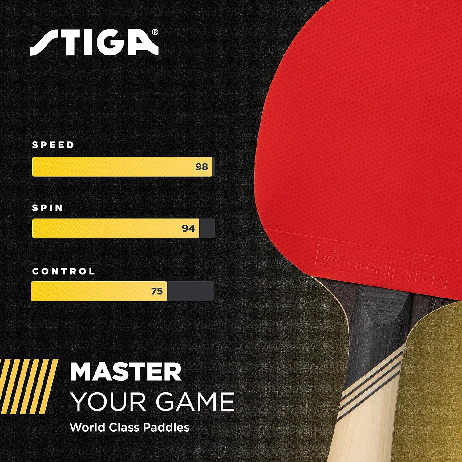STIGA Carbon+ Ping Pong Paddle - Gallery 12