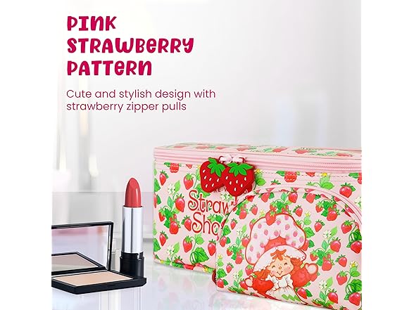 Strawberry Shortcake 2-Piece Travel Cosmmetic Set