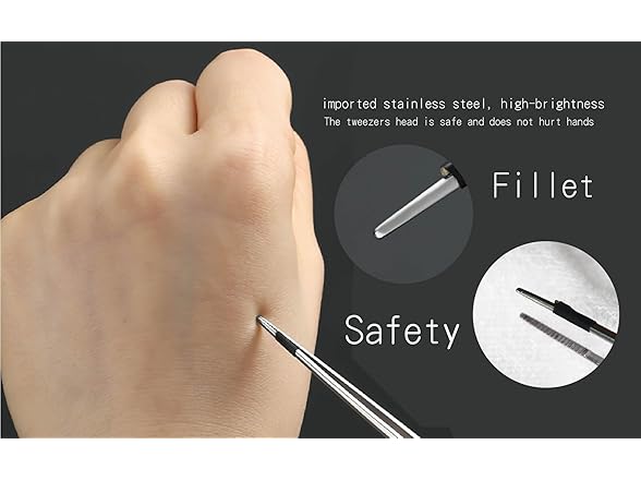 Stainless Steel Ear Wax Removal Tweezer