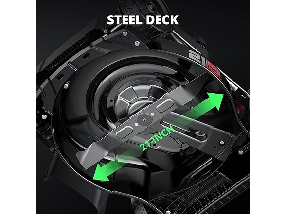 AMERISUN 21" Gas Lawn Mower, Self-propelled