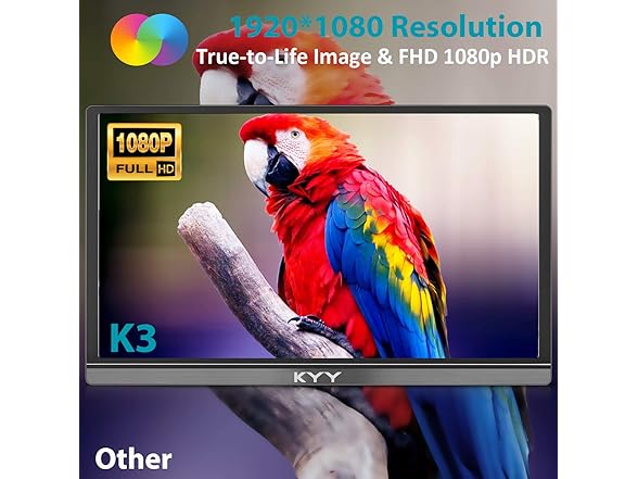 KYY 15.6" FHD Portable Monitor