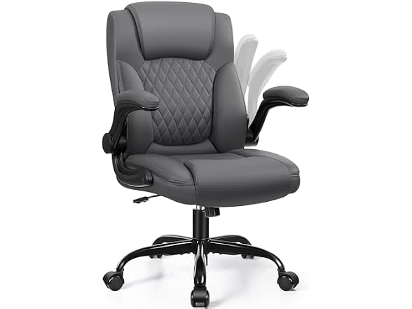 Brick Attic W0893 Leather Office Chair 2 (Open Box)